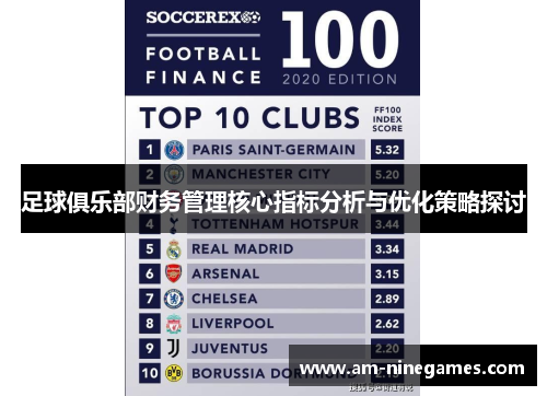 足球俱乐部财务管理核心指标分析与优化策略探讨 足球俱乐部财务管理核心指标分析与优化策略探讨